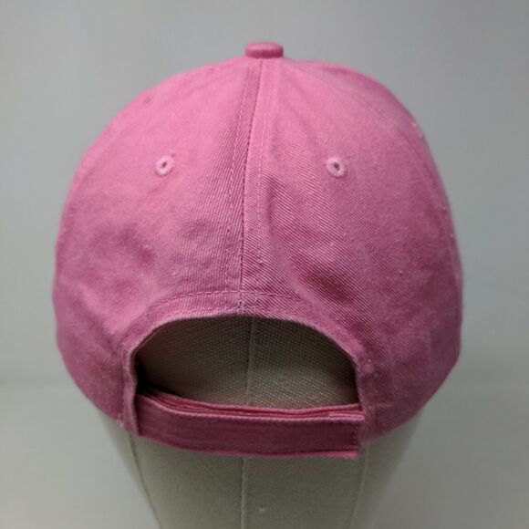 DMR Classic Women's Strapback Hat Pink Adjustable Long Beach Island Tourist Cap - Picture 7 of 11
